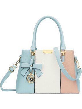 Stylish PU Leather Top Handle Satchel Bag for Women - Chic Handbag & Purse